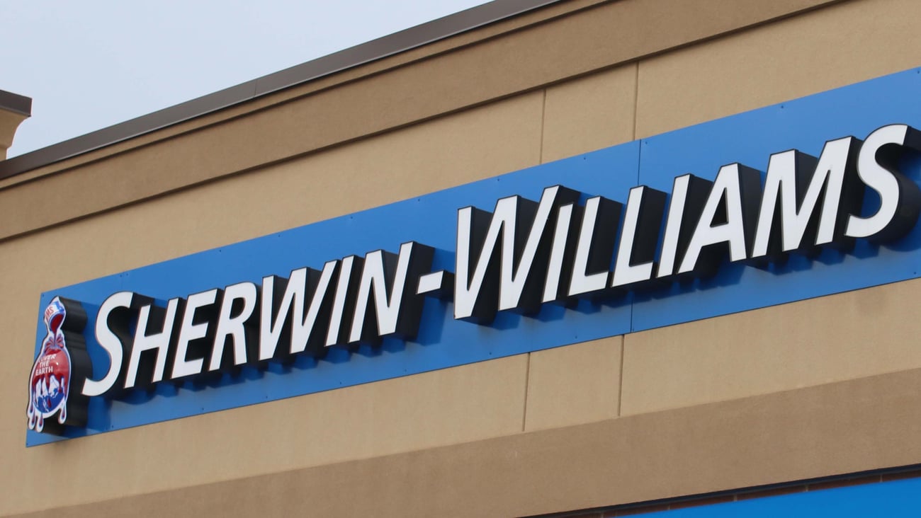 Sherwin-Williams sign edit