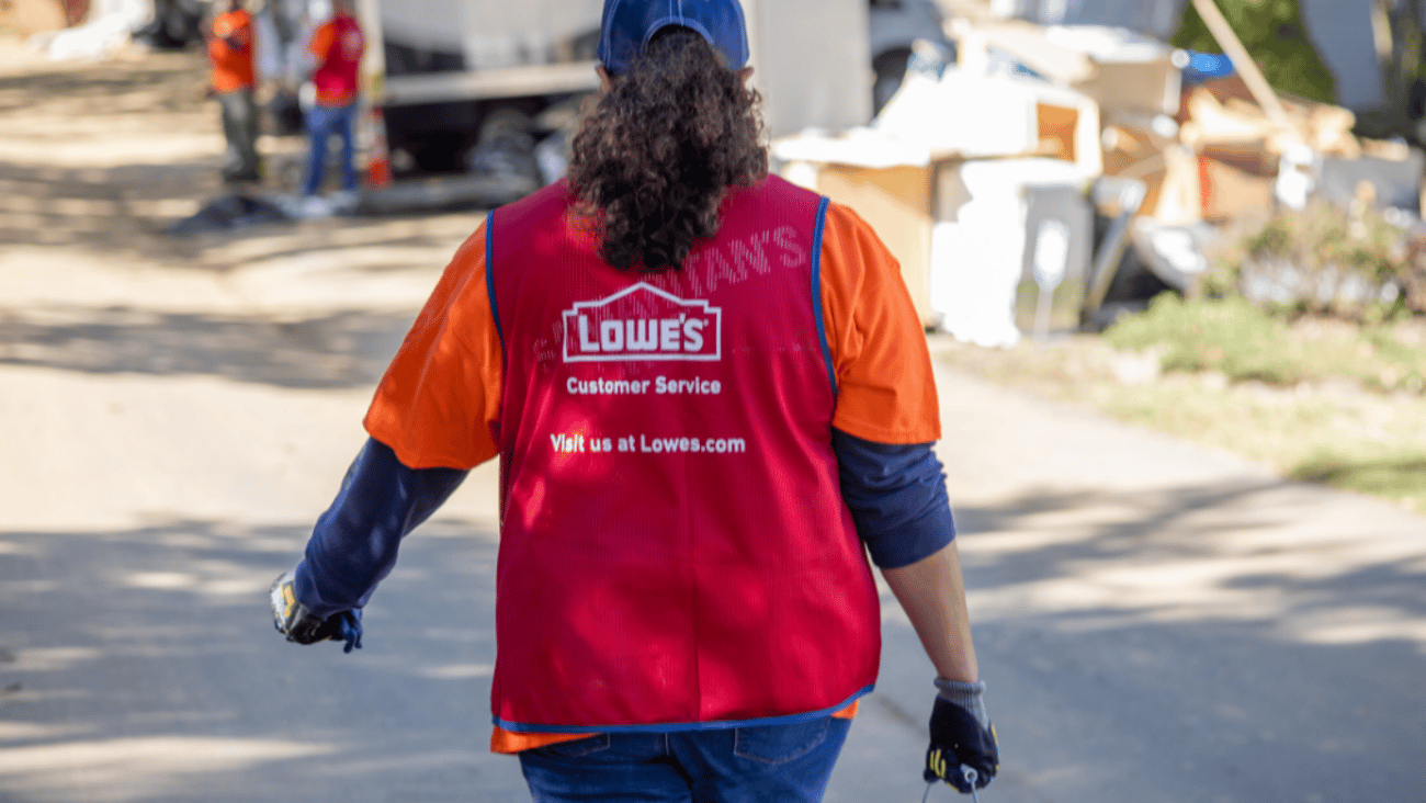 Lowe's pledges to help small businesses.