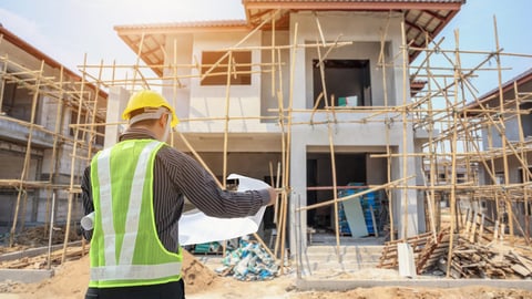 a person standing in front of a building