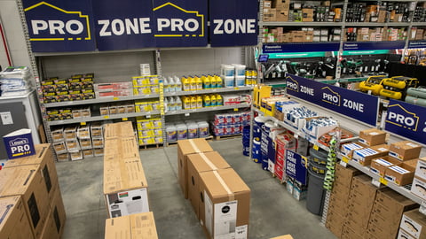 a truck on display in a store