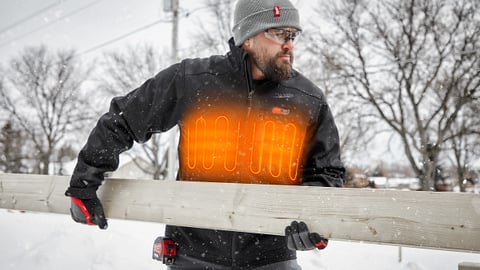 a person riding a snow board