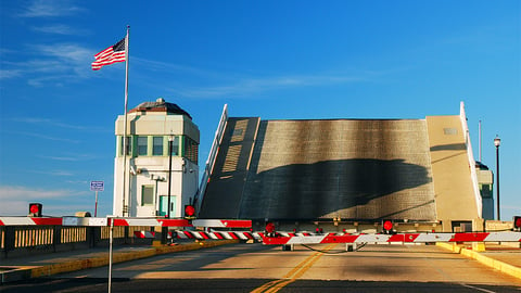 a drawbridge in the U.S.