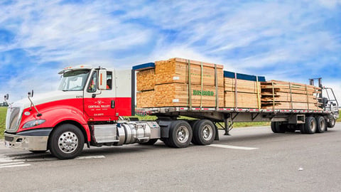 Central Valley delivery vehicle truck