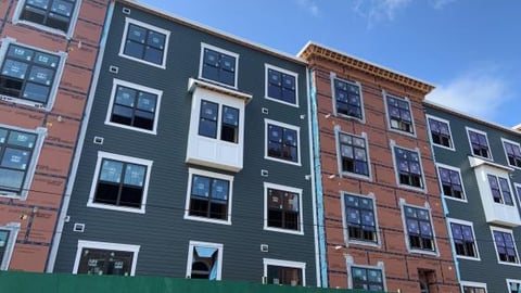 a large brick building