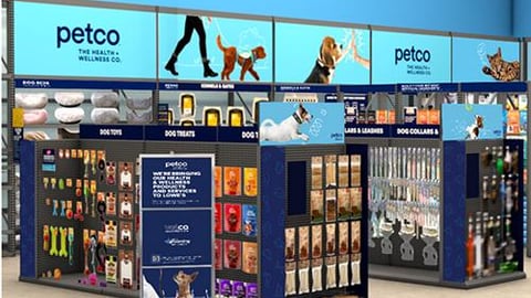 Petco's store-within-in-a-store concept inside Lowe's. 