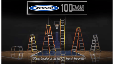 Werner ladder 2022 ncaa net cutting imagery