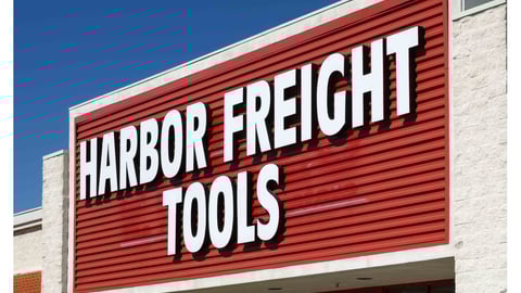 Harbor Freight Tools signage shutterstock