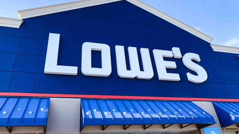 Lowe's front blue