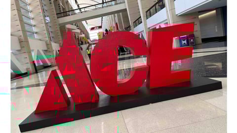 Ace big sign fall convention 2022 Tim's shot