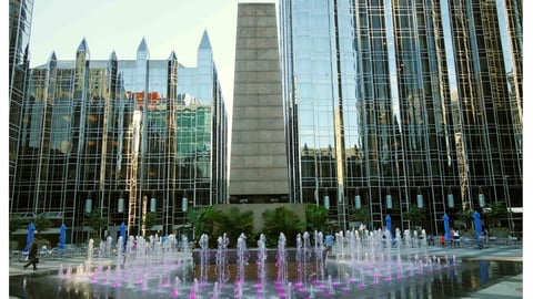 PPG hq fountains shutterstock