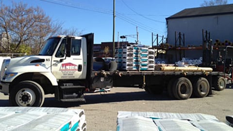 Metro Roofing Truck