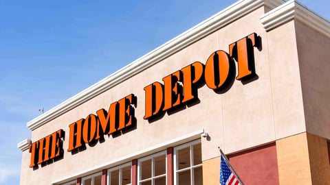 Home Depot sign shutterstock