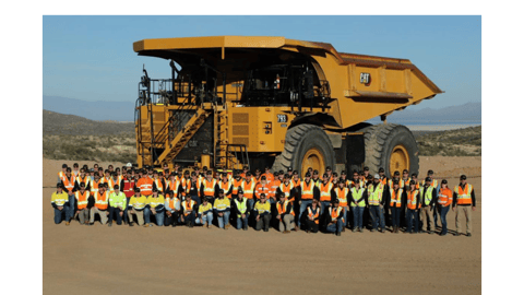 Caterpillar first electric large mining truck