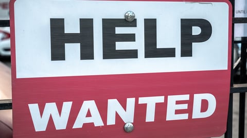 Help Wanted sign