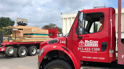 McCray Lumber & Millwork Delivery truck