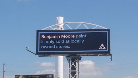 Benjamin Moore billboard edited