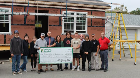 Deering Lumber technical schools donation