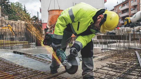 Metabo cordless angle grinder