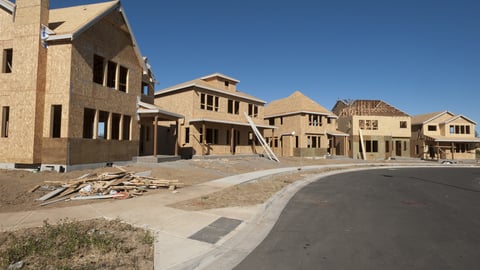New home construction; Shutterstock ID 690100528