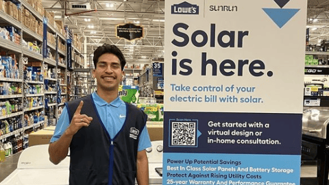 Lowe's Sunrun partner