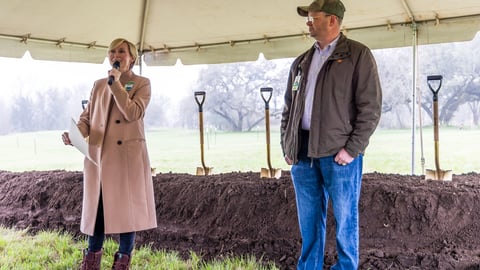 McCoy's retreat groundbreaking