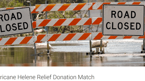 Helene disaster relief support