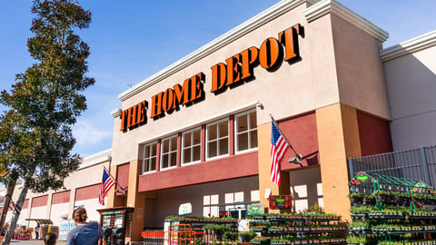 Feb 19, 2020 San Mateo / CA / USA - People shopping at Home Depot in San Francisco bay area; The Home Depot, Inc. is the largest home improvement retailer in the USA; Shutterstock ID 1653868690