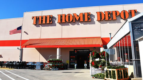 The Home Depot Store, Fayetteville, North Carolina, USA, November 23, 2022; Shutterstock ID 2232111603