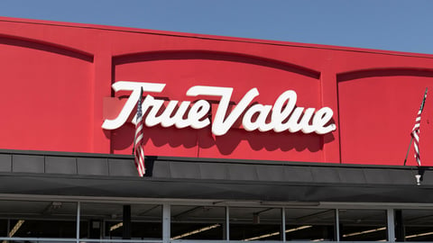 Prescott - Circa September 2021: True Value Home and Garden Center. True Value is a subsidiary of ACON Investments.; Shutterstock ID 2040283589