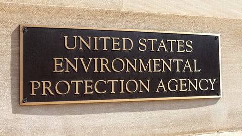 WASHINGTON, DC - MAY 4: Plaque outside the United States Environmental Protection Agency (EPA) in downtown Washington, DC on May 4, 2015. ; Shutterstock ID 277777166