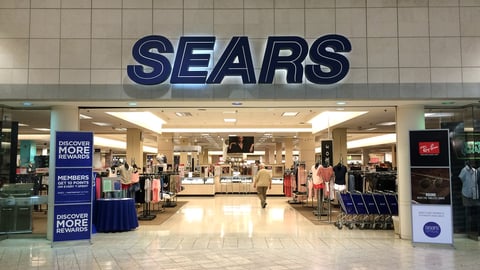 RIVER FALLS,WISCONSIN-JULY 01,2016: The Sears retail store sign and entrance.; Shutterstock ID 446040883