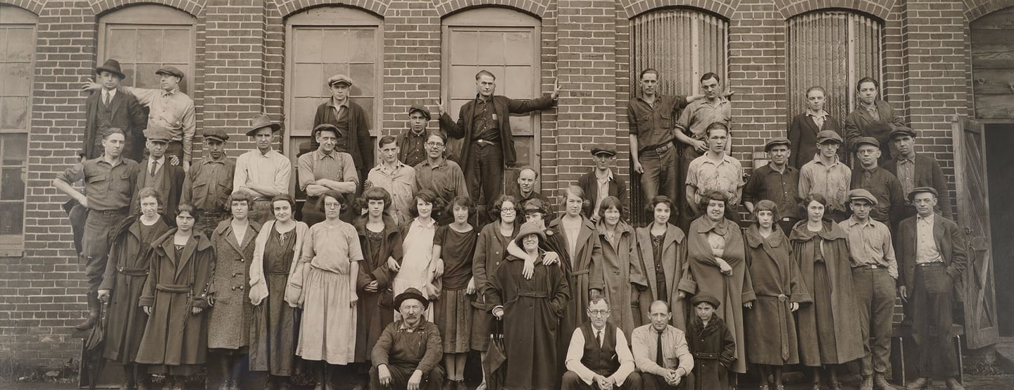 a group of people posing for a photo