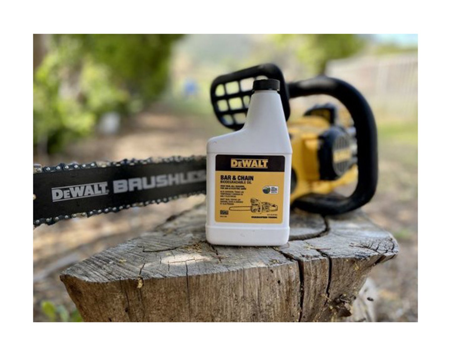 DeWalt chainsaw oil