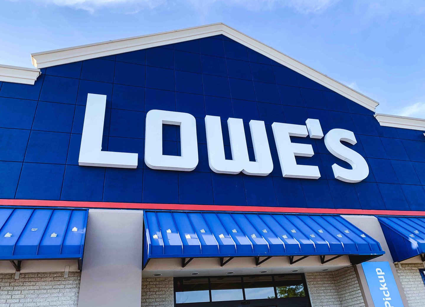 Lowe's front blue