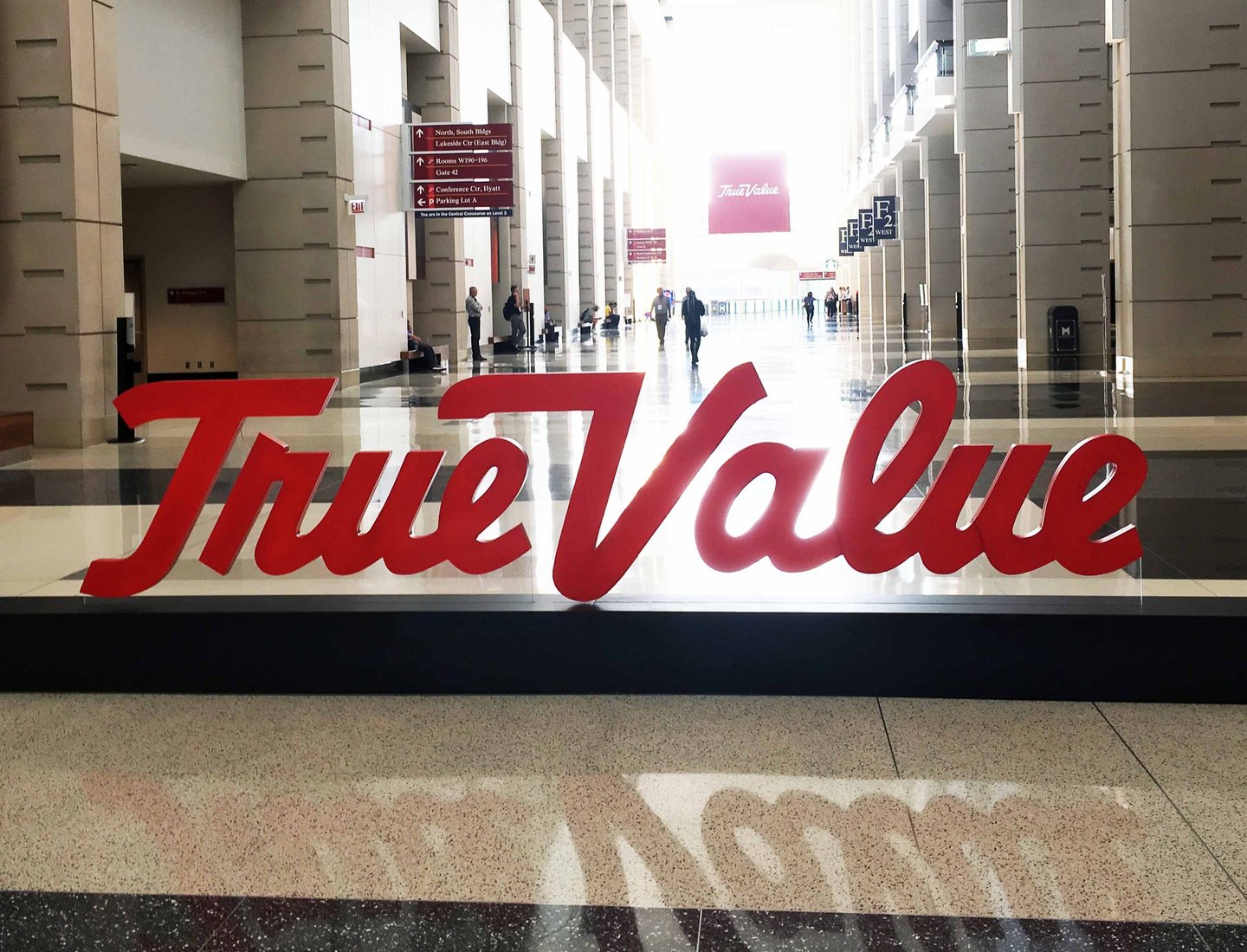 True Value signage photo by Tim Burke