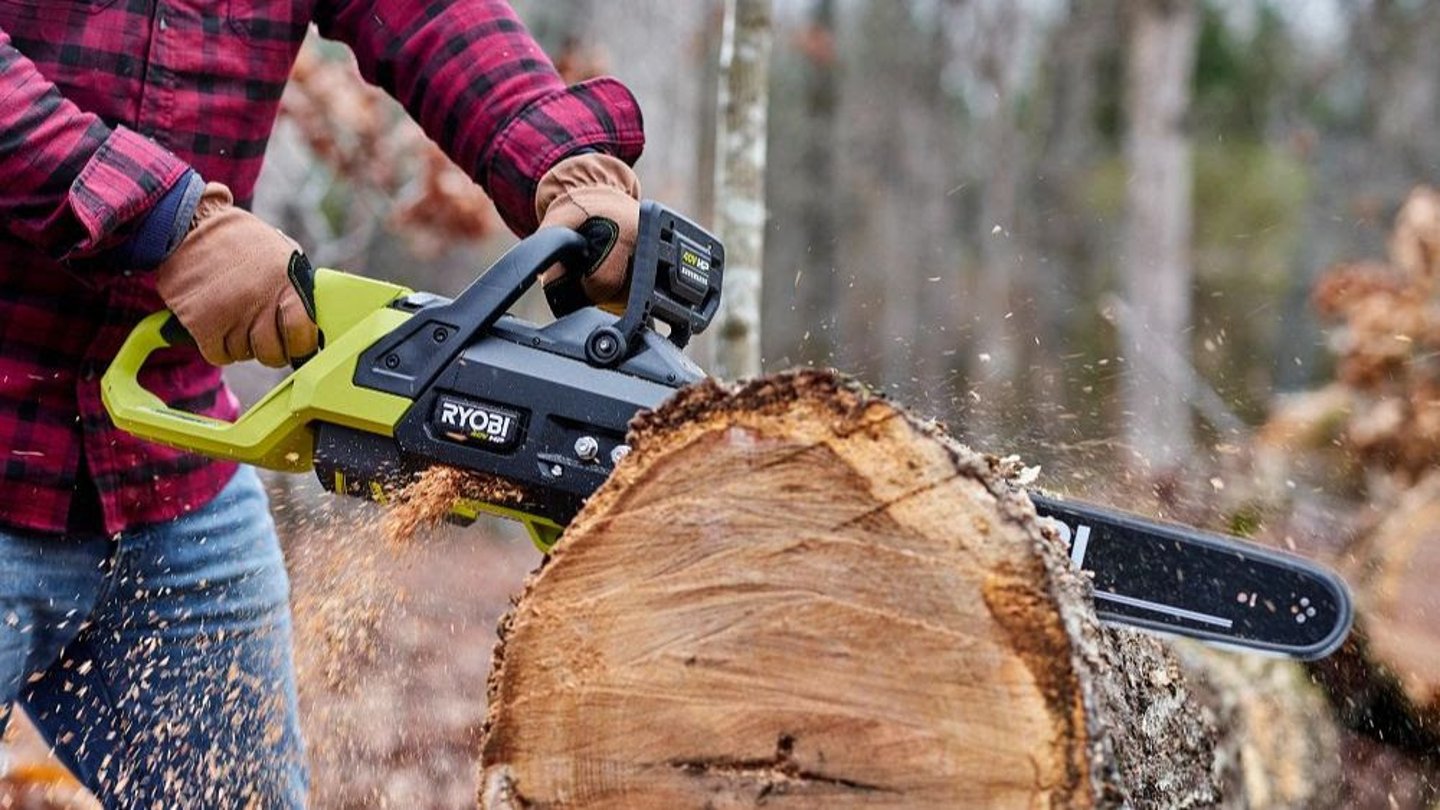 Ryobi largest cordless chainsaw