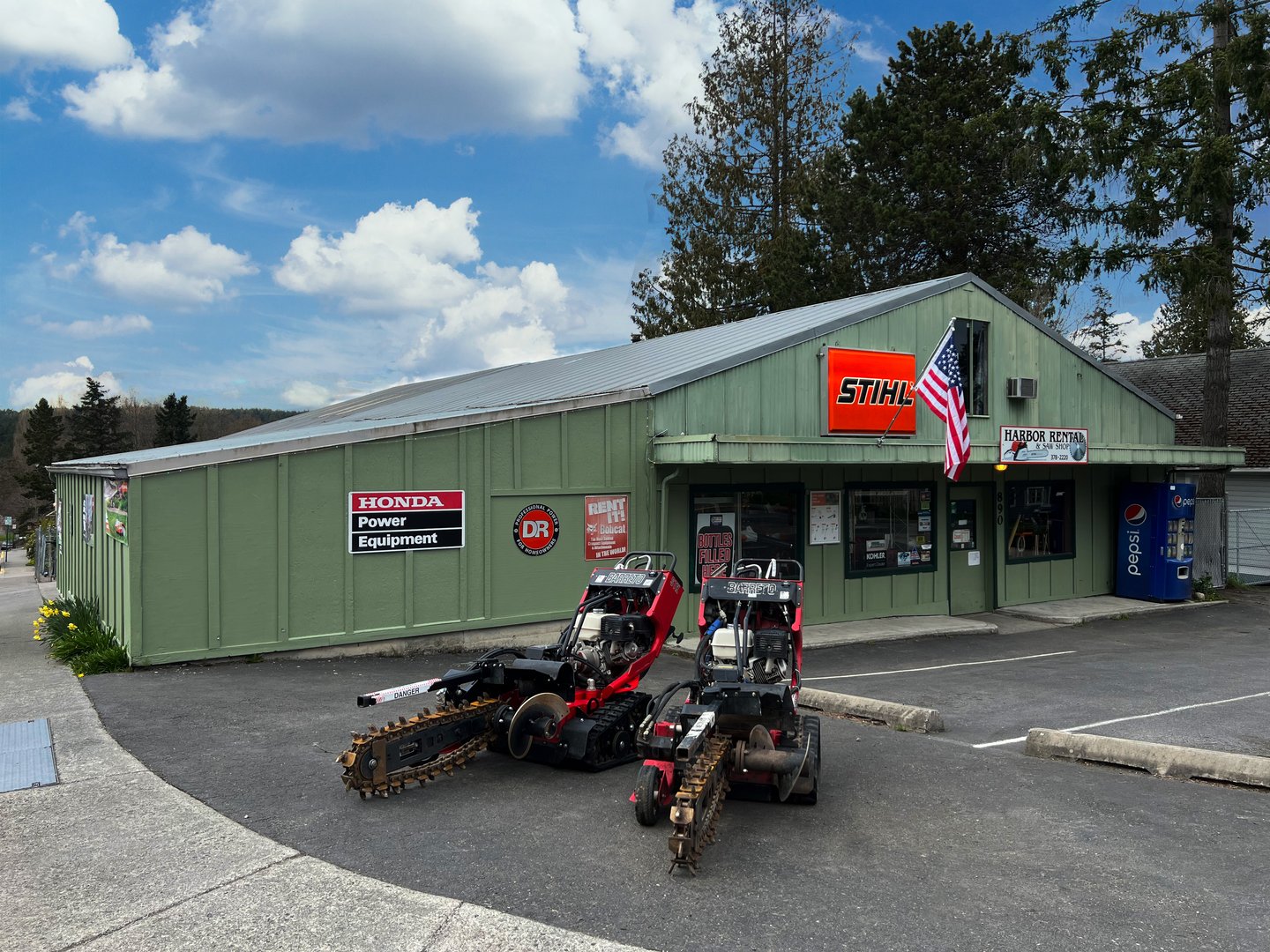 Harbor Rental & Saw Shop in Friday Harbor, Washington.