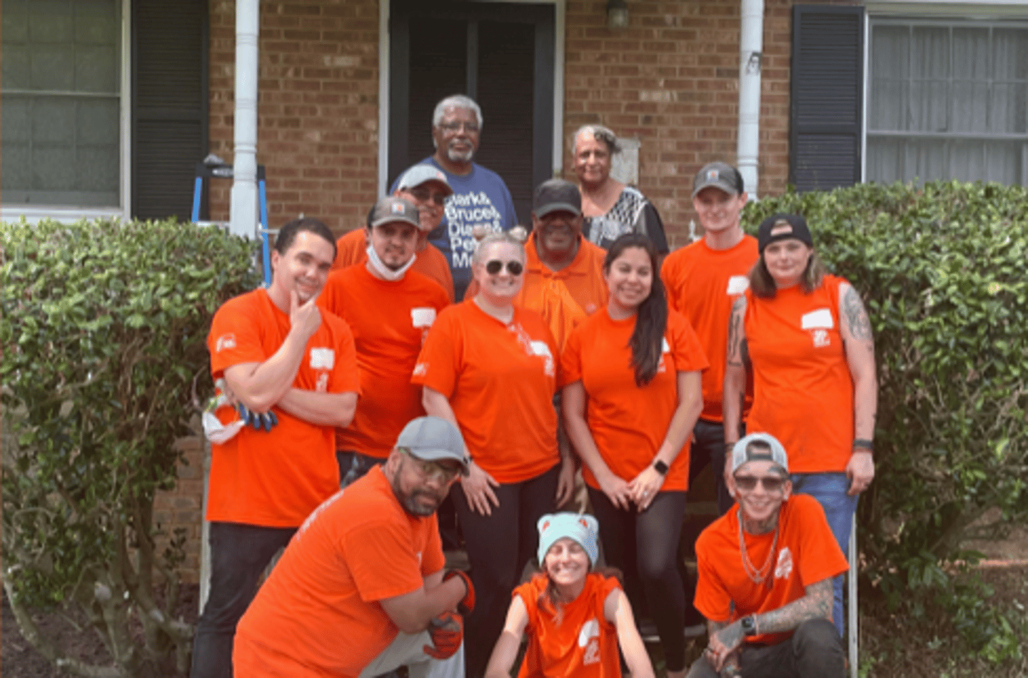 Home Depot Rebuilding Together army veteran home