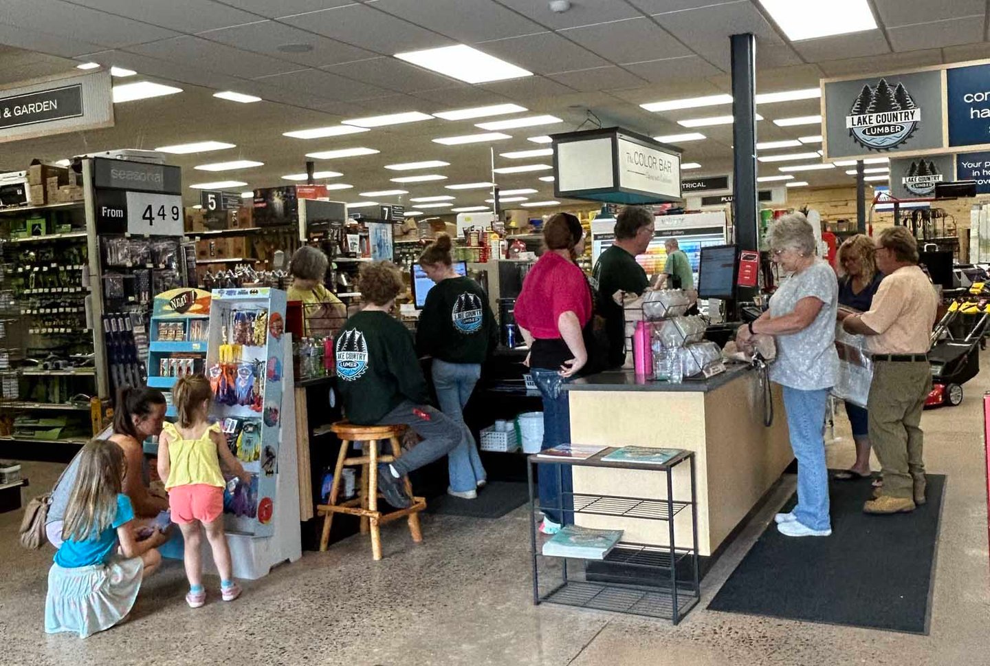 Lake County Lumber Wisc. opening