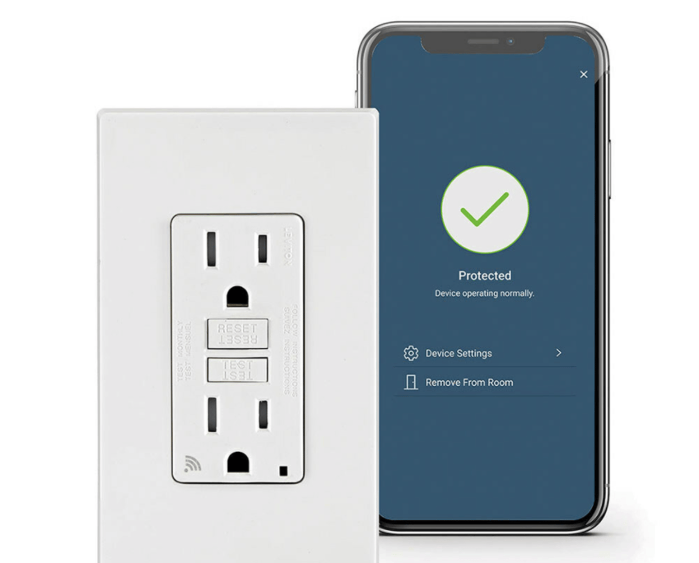 Leviton smart GFCI outlet