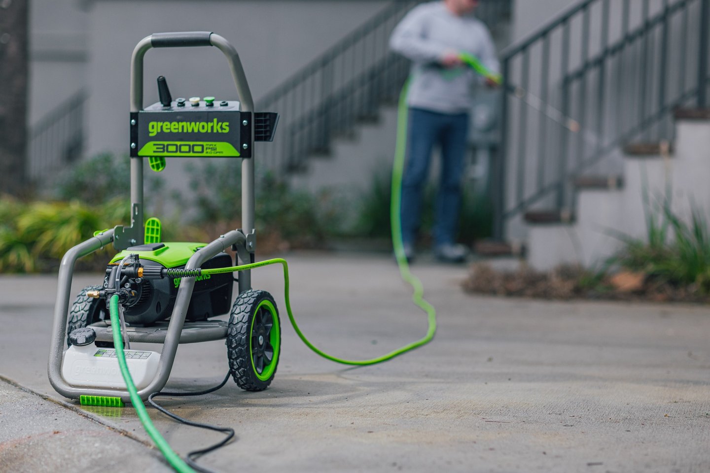 Greenworks hybrid washer
