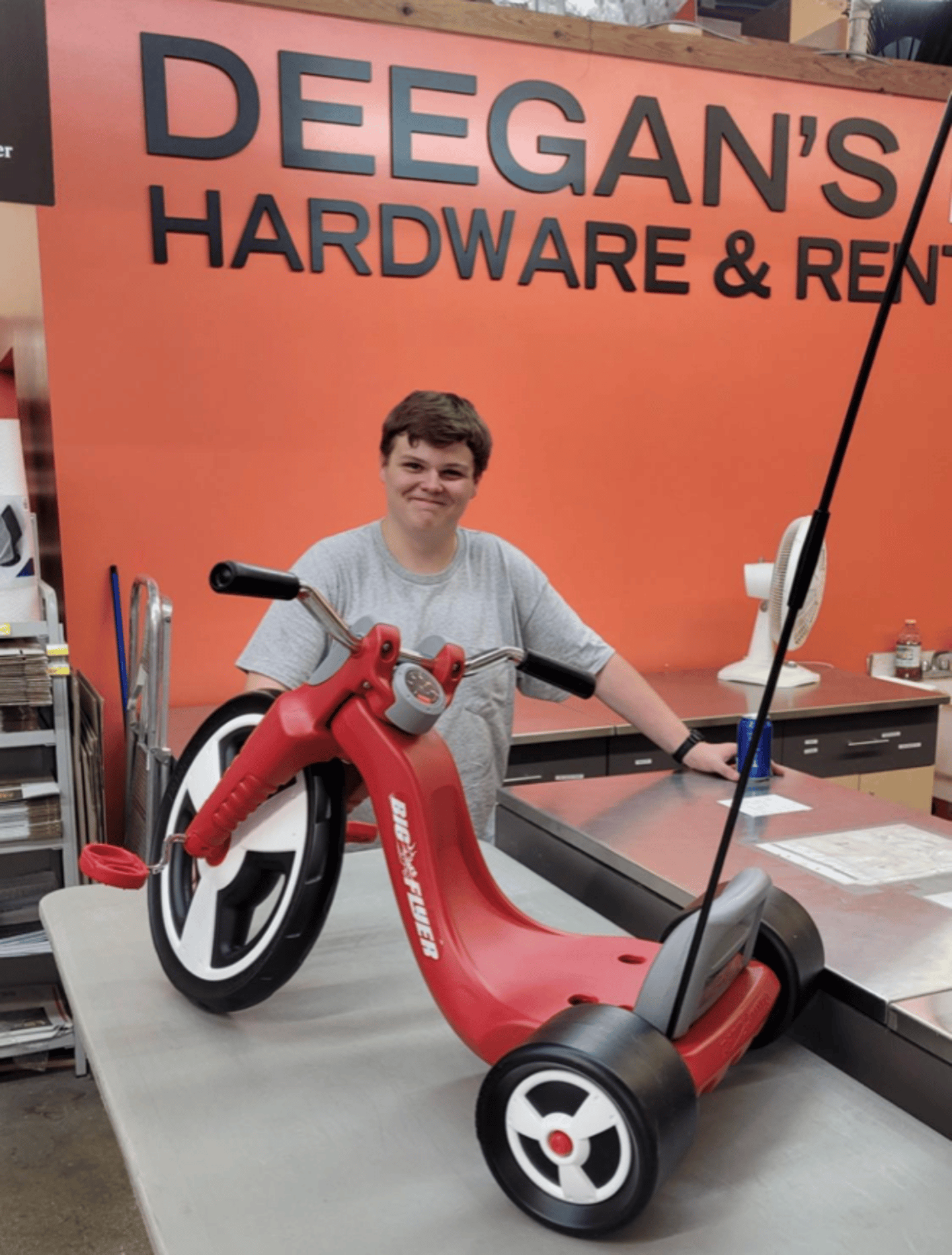 Deegan's assembles big wheels