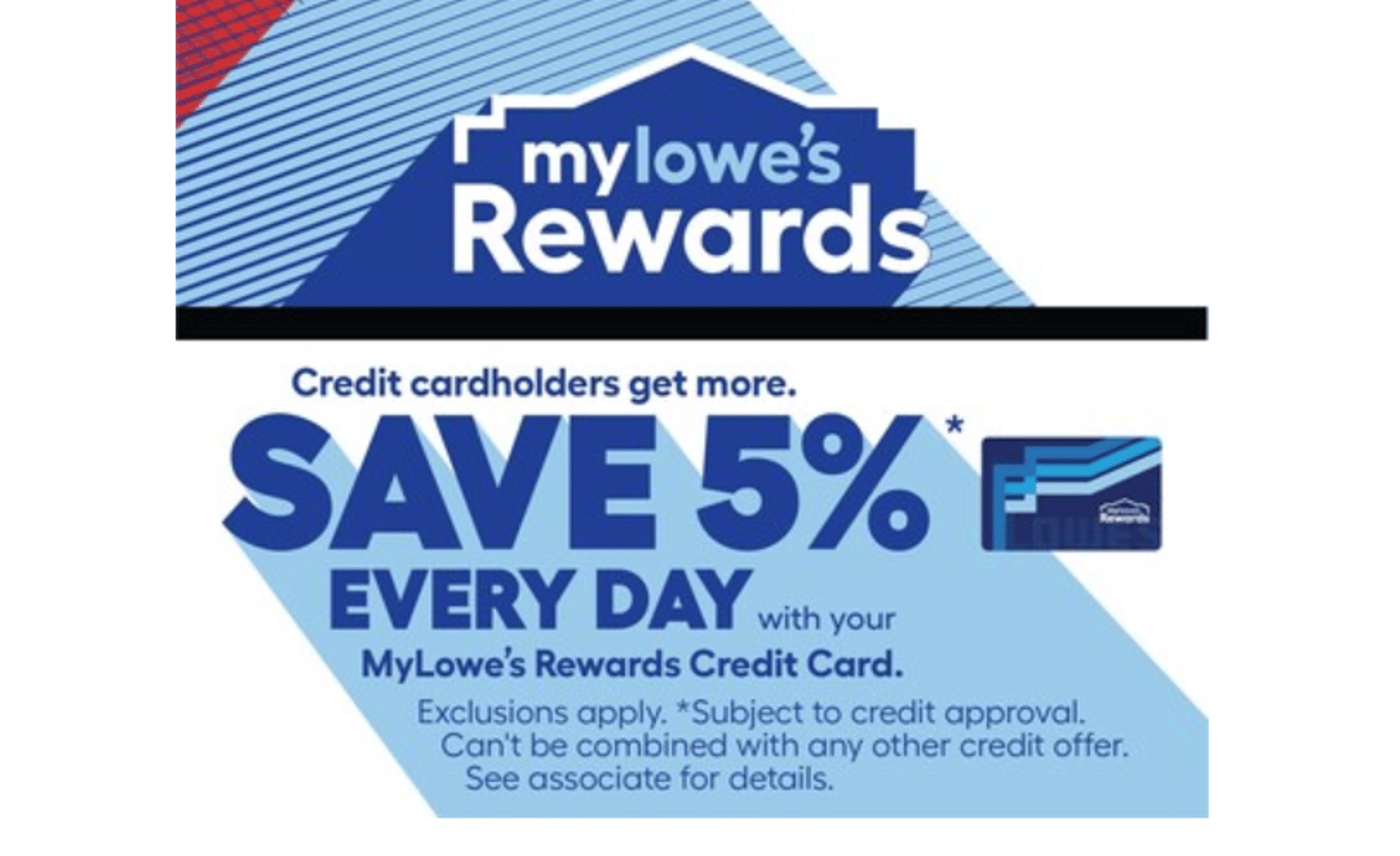 Lowe's MyLowes graphic