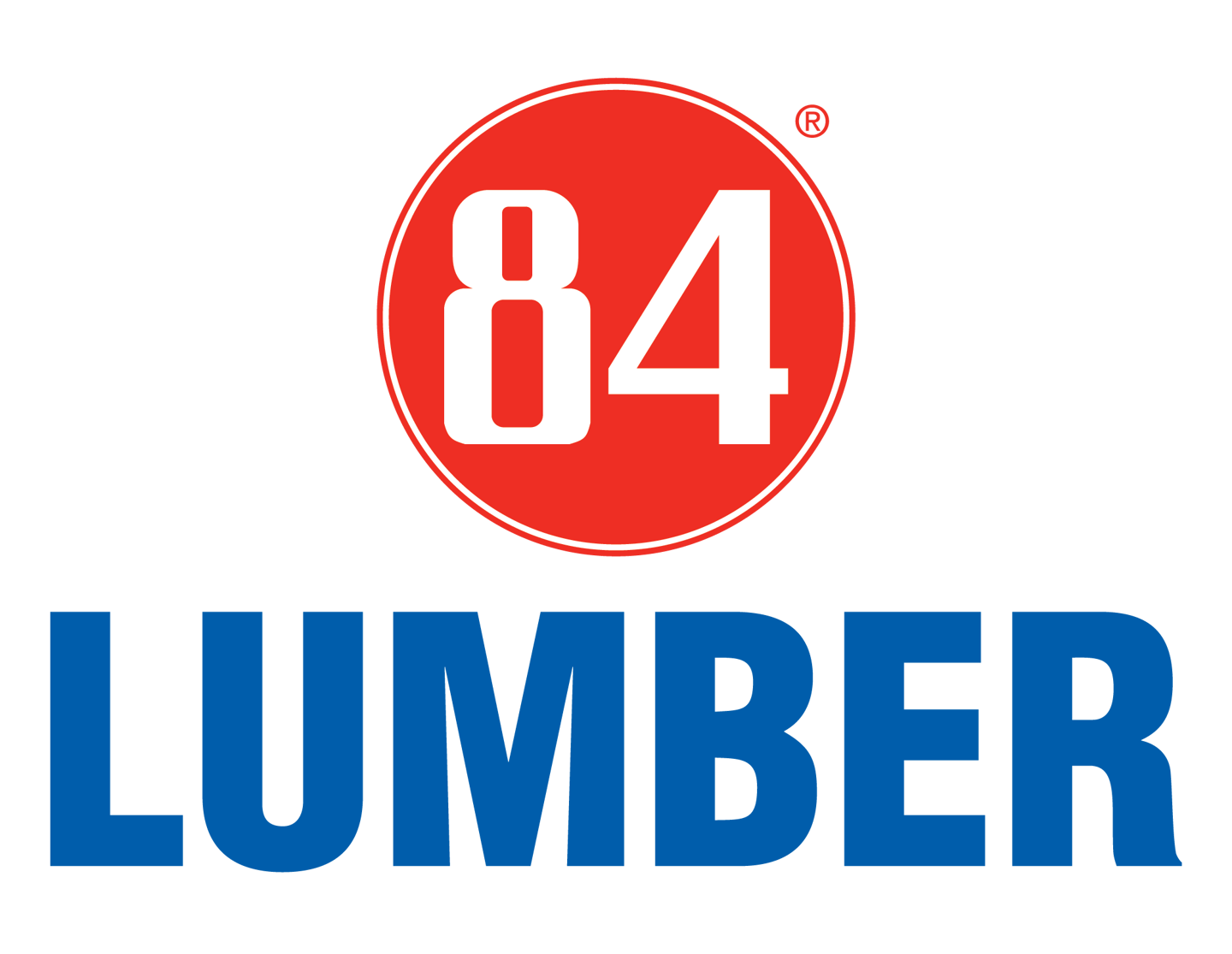 84 Lumber stacked logo
