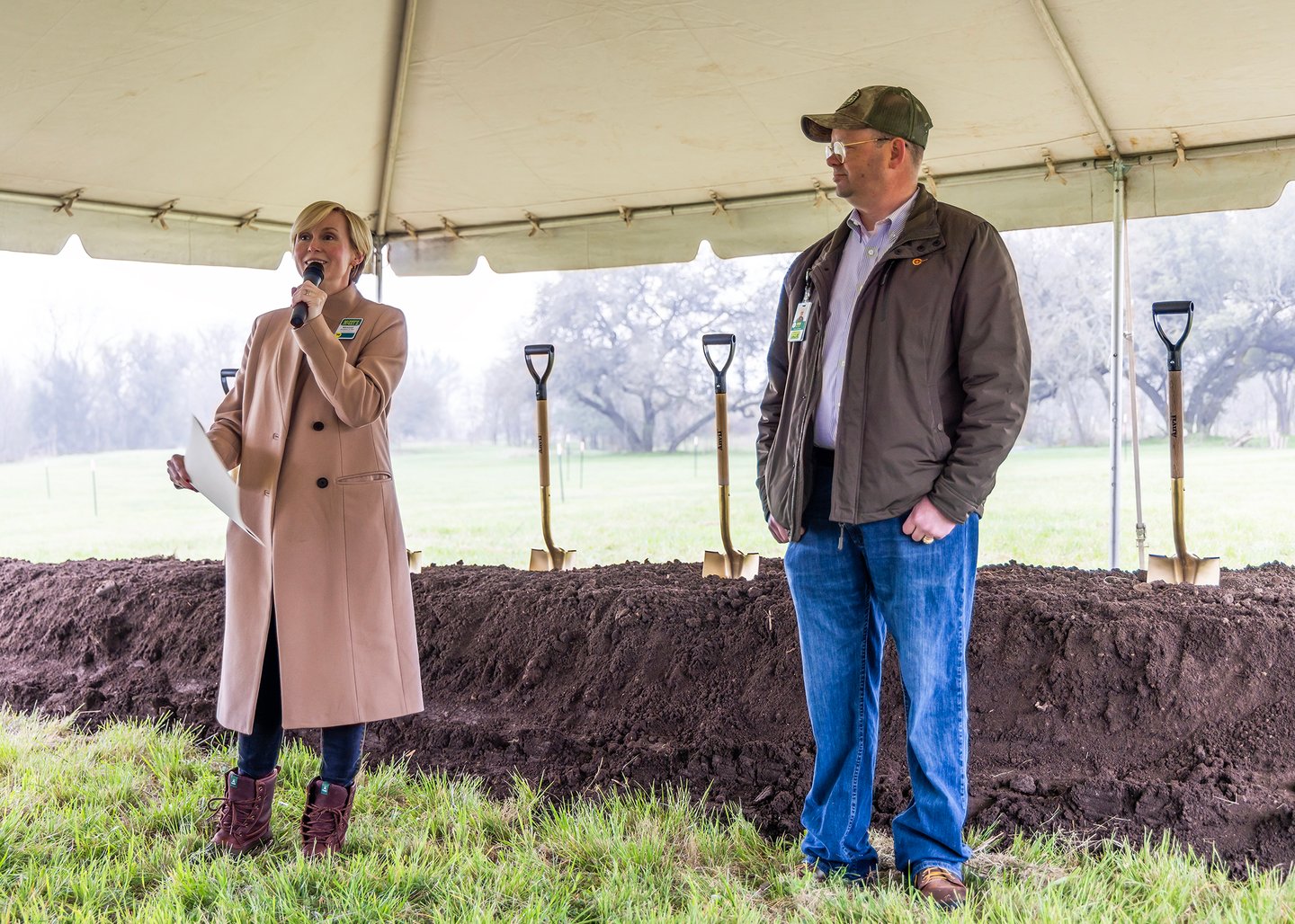 McCoy's retreat groundbreaking