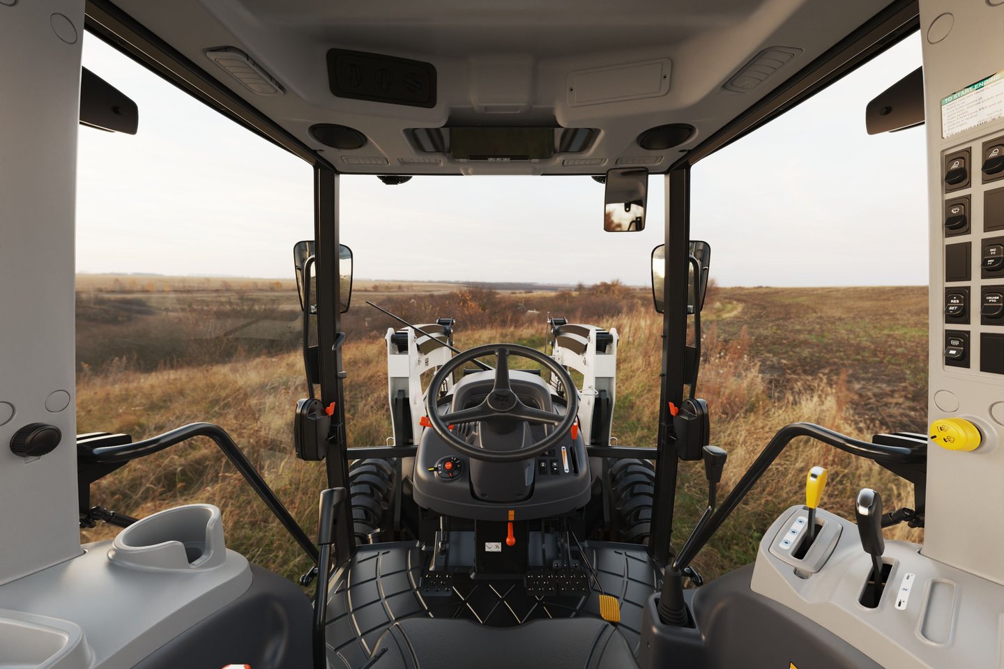 A look inside Bobcat's new UT6573 utility tractor.