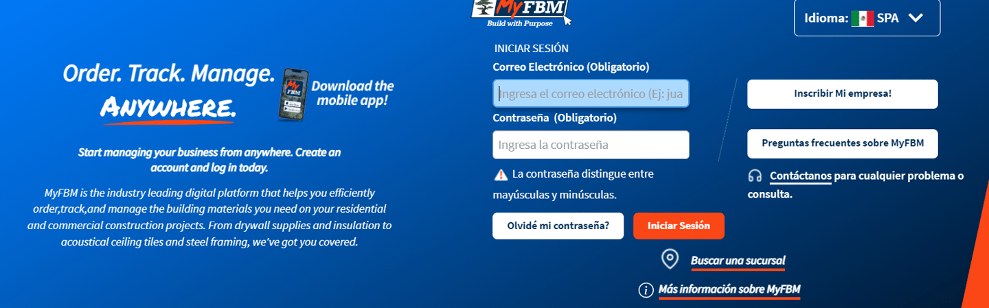 FBM new portal