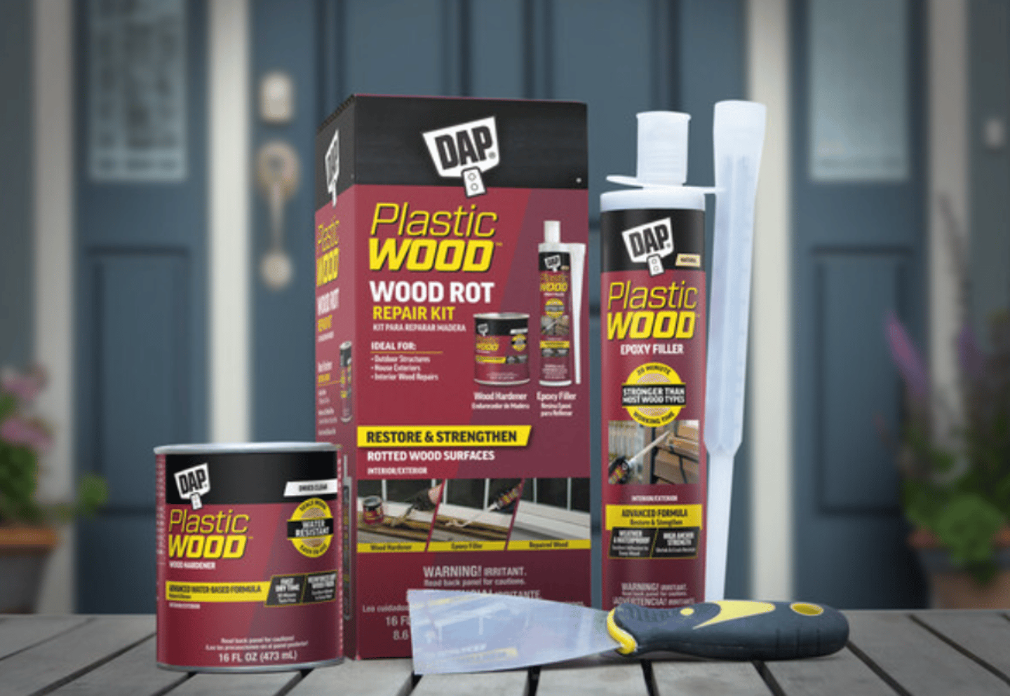 DAP wood rot repair kit