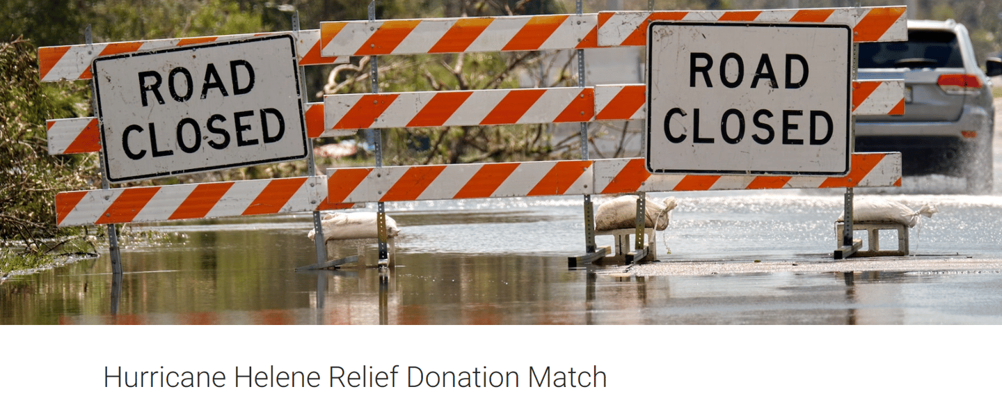 Helene disaster relief support