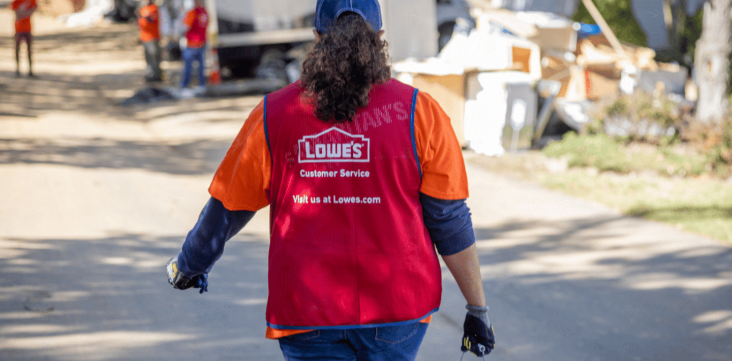 Lowe's pledges to help small businesses.